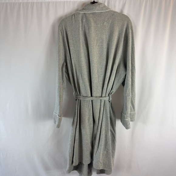 Ralph Lauren Women's Soft Gray Wrap Robe - Picture 9 of 11